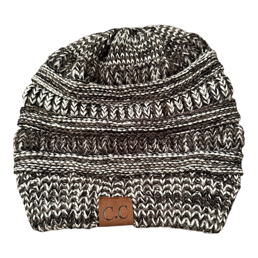 CC KNIT BEANIE HAT